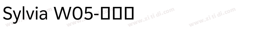 Sylvia W05字体转换